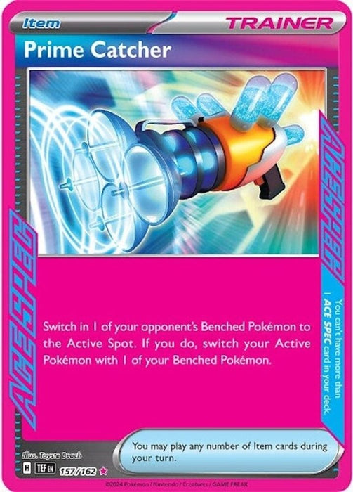 Prime Catcher (#157/162) (SV05: Temporal Forces) Near Mint Holofoil