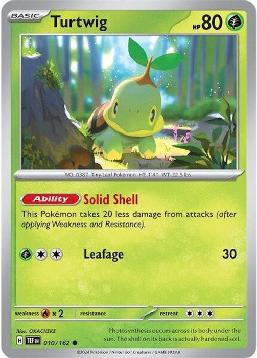 Turtwig (#010/162) (SV05: Temporal Forces) Near Mint