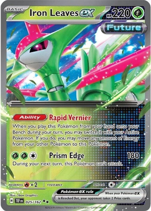 Iron Leaves ex - 025/162 (#025/162) (SV05: Temporal Forces) Near Mint Holofoil