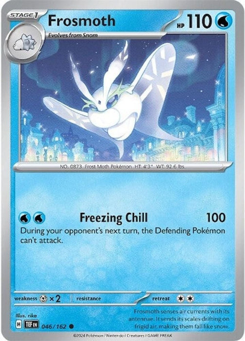 Frosmoth (#046/162) (SV05: Temporal Forces) Near Mint Reverse Holofoil