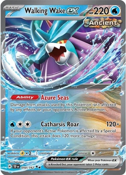 Walking Wake ex - 050/162 (#050/162) (SV05: Temporal Forces) Near Mint Holofoil