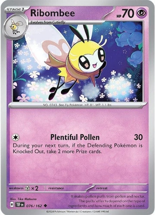 Ribombee (#076/162) (SV05: Temporal Forces) Near Mint Reverse Holofoil