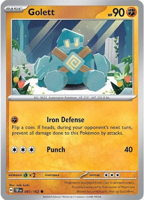 Golett (#087/162) (SV05: Temporal Forces) Near Mint Reverse Holofoil