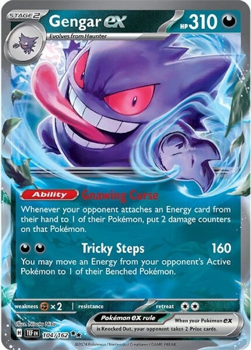 Gengar ex - 104/162 (#104/162) (SV05: Temporal Forces) Near Mint Holofoil