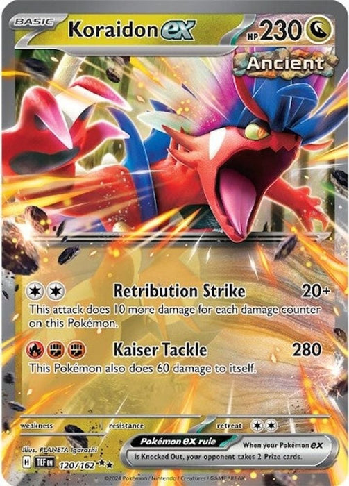Koraidon ex (#120/162) (SV05: Temporal Forces) Near Mint Holofoil