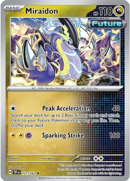 Miraidon (#121/162) (SV05: Temporal Forces) Near Mint Holofoil