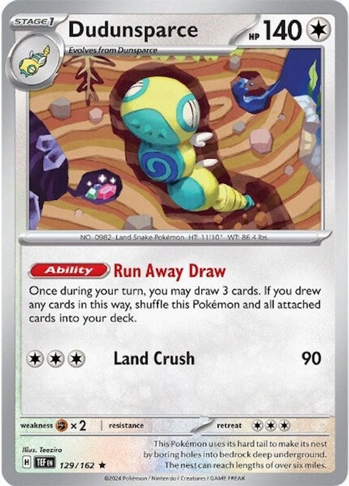 Dudunsparce (#129/162) (SV05: Temporal Forces)
