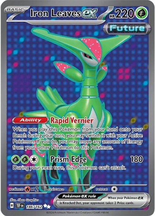 Iron Leaves ex - 186/162 (#186/162) (SV05: Temporal Forces) Near Mint Holofoil