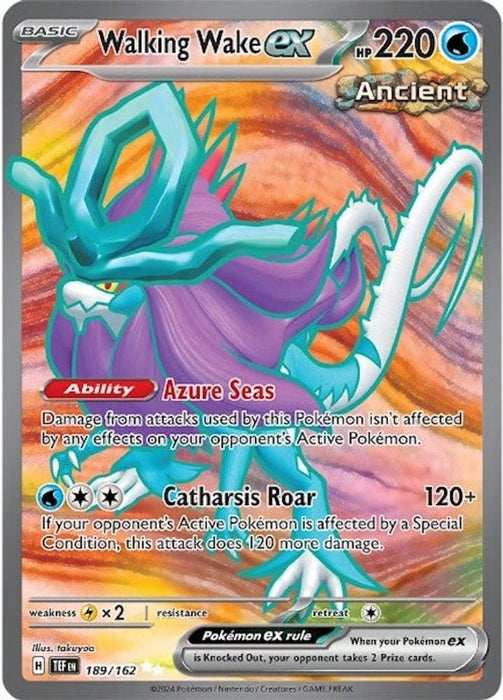 Walking Wake ex - 189/162 (#189/162) (SV05: Temporal Forces) Near Mint Holofoil