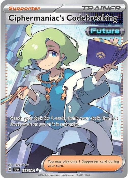 Ciphermaniac's Codebreaking - 198/162 (#198/162) (SV05: Temporal Forces) Near Mint Holofoil