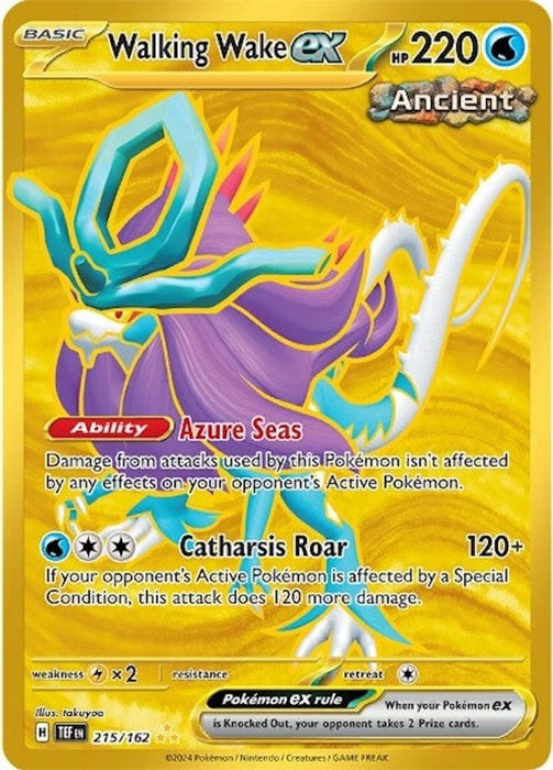 Walking Wake ex - 215/162 (#215/162) (SV05: Temporal Forces) Near Mint Holofoil