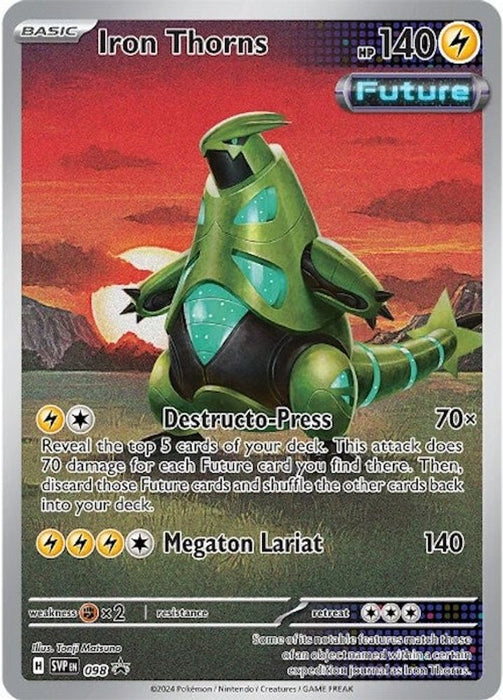 Iron Thorns - 098 (#098) (SV: Scarlet & Violet Promo Cards) Near Mint Holofoil