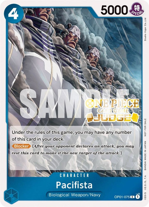 Pacifista (Judge Pack Vol. 3) (#OP01-075) (One Piece Promotion Cards) Near Mint Foil