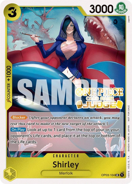 Shirley (Judge Pack Vol. 3) (#OP03-104) (One Piece Promotion Cards) Near Mint Foil