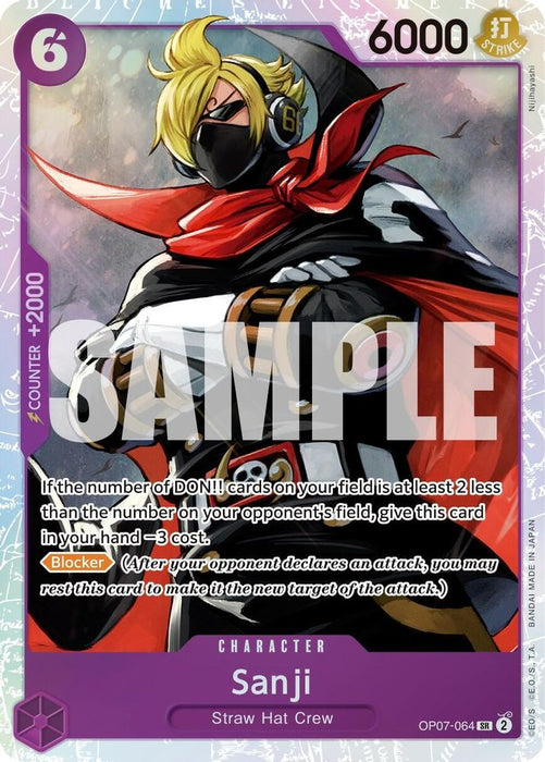 Sanji (#OP07-064) (500 Years in the Future) Near Mint Foil