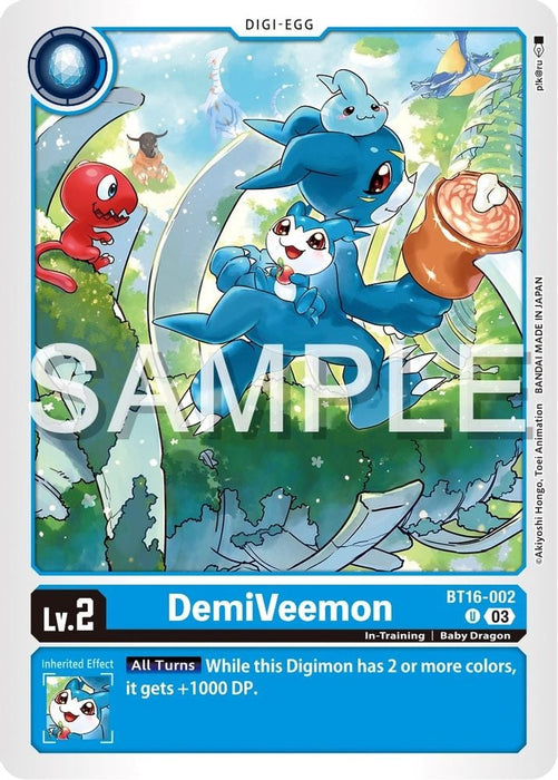 DemiVeemon (#BT16-002 U) (Beginning Observer) Near Mint
