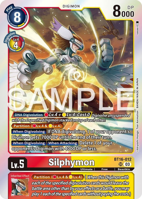 Silphymon (#BT16-012 SR) (Beginning Observer) Near Mint Foil
