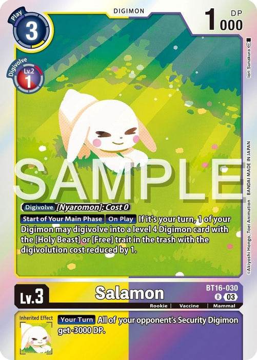 Salamon (#BT16-030 R) (Beginning Observer) Near Mint Foil