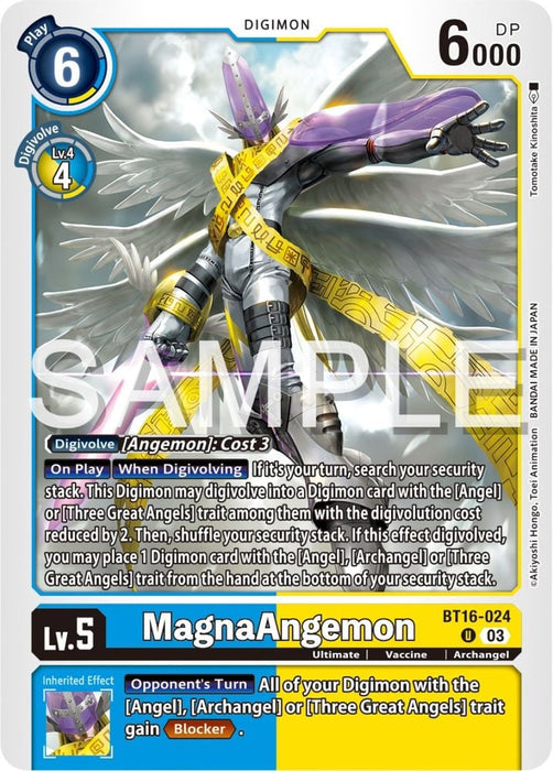 MagnaAngemon (#BT16-024 U) (Beginning Observer) Near Mint