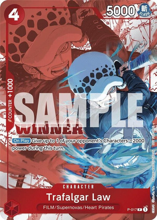 Trafalgar Law (Winner Pack Vol. 7) (#P-017) (One Piece Promotion Cards) Near Mint Foil