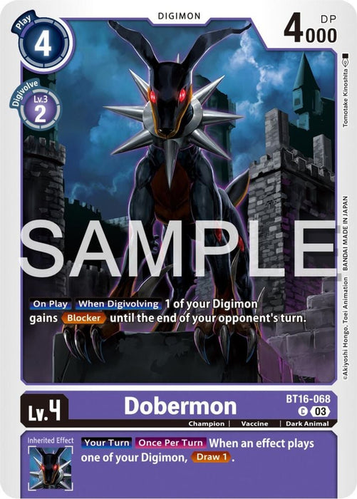 Dobermon (#BT16-068 C) (Beginning Observer) Near Mint