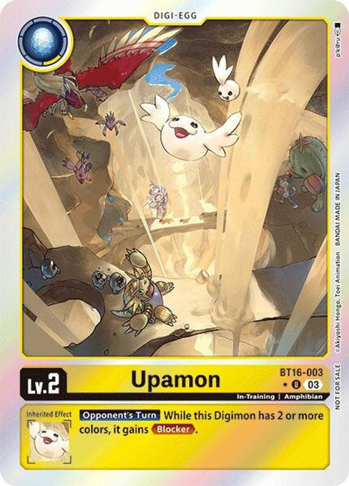 Upamon (Box Promotion Pack: Beginning Observer) (#BT16-003 U) (Beginning Observer) Near Mint Foil