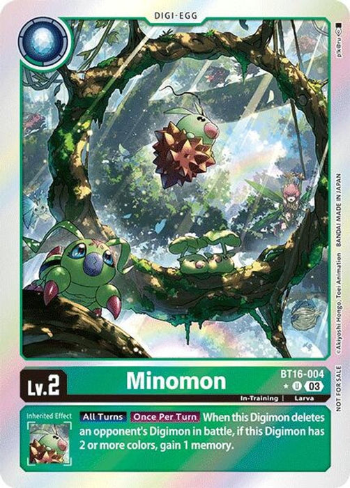 Minomon Box Promotion Pack Beginning Observer (#BT16-004 U) (Beginning Observer) Near Mint Foil