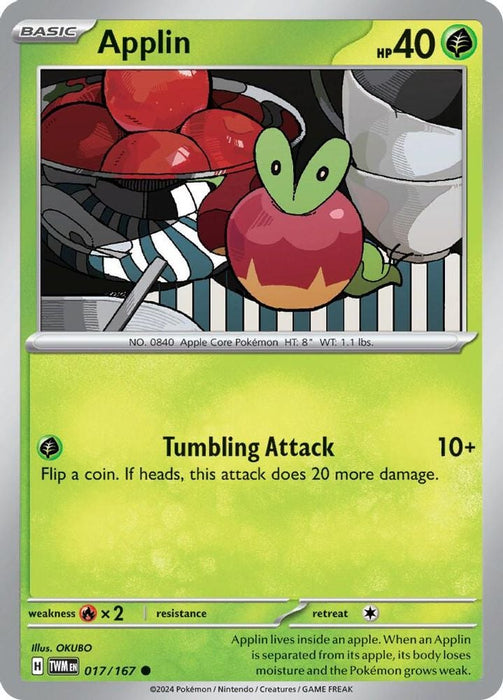 Applin 017 167 (#017/167) (SV06: Twilight Masquerade)