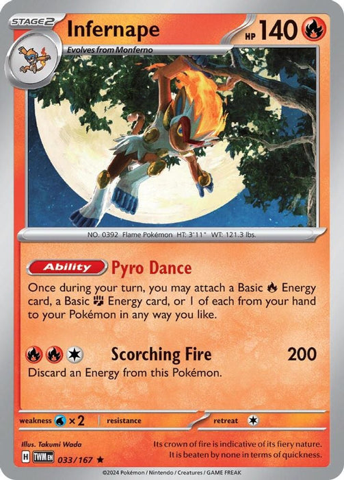 Infernape 033 167 (#033/167) (SV06: Twilight Masquerade)
