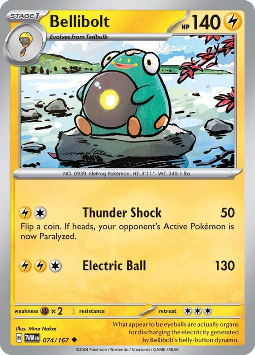 Bellibolt (#074/167) (SV06: Twilight Masquerade)