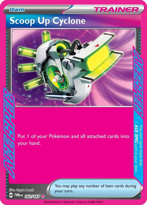 Scoop Up Cyclone (#162/167) (SV06: Twilight Masquerade) Near Mint Holofoil