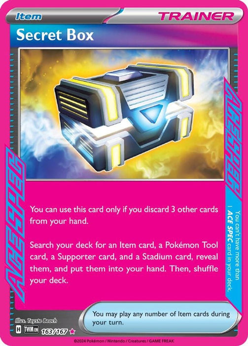 Secret Box (#163/167) (SV06: Twilight Masquerade) Near Mint Holofoil