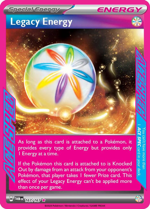 Legacy Energy (#167/167) (SV06: Twilight Masquerade) Near Mint Holofoil