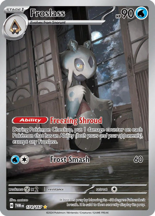 Froslass - 174/167 (#174/167) (SV06: Twilight Masquerade) Near Mint Holofoil