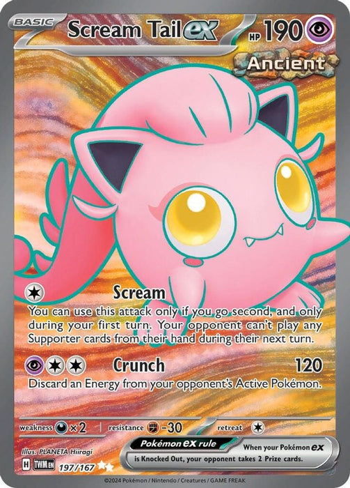 Scream Tail ex 197 167 (#197/167) (SV06: Twilight Masquerade) Near Mint Holofoil