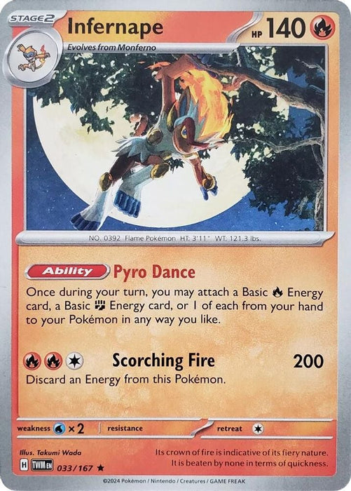 Infernape - 033/167 (#033/167) (Deck Exclusives) Near Mint