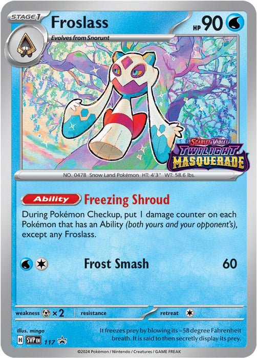 Froslass - 117 (#117) (SV: Scarlet & Violet Promo Cards) Near Mint Holofoil