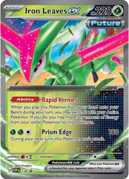 Iron Leaves ex - 128 (#128) (SV: Scarlet & Violet Promo Cards) Near Mint Holofoil