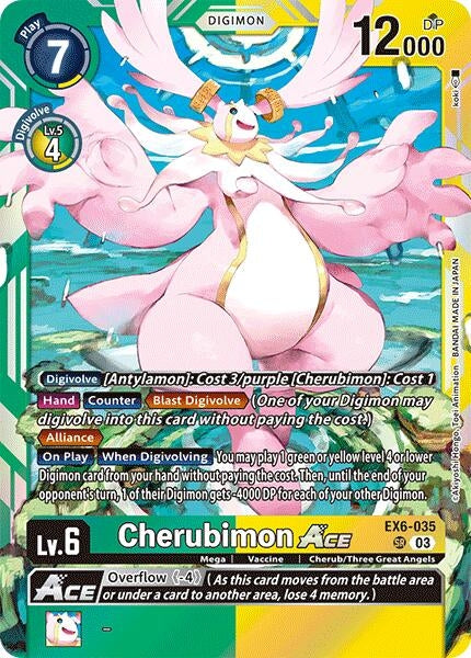 Image for Cherubimon ACE (EX6-035 SR) - Digimon Card Game