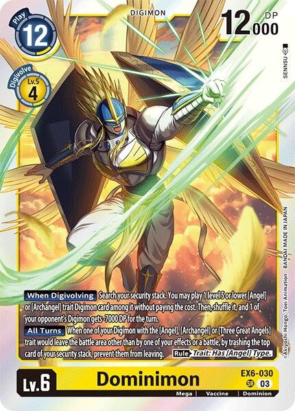 Image for Dominimon (EX6-030 SR) - Digimon Card Game