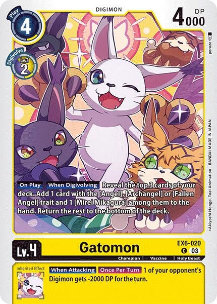 Image for Gatomon (EX6-020 C) - Digimon Card Game