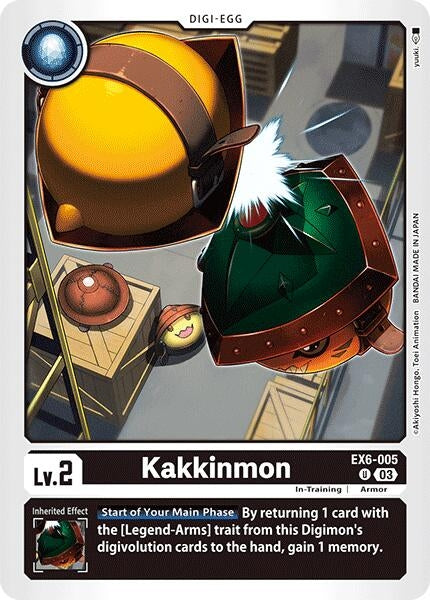 Image for Kakkinmon (EX6-005 U) - Digimon Card Game