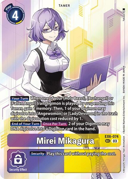 Image for Mirei Mikagura (EX6-074 SCR) - Digimon Card Game