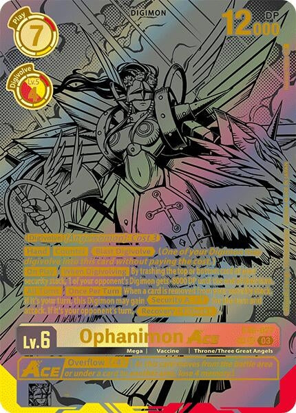Image for Ophanimon ACE (Textured) (EX6-027 SR) - Digimon Card Game