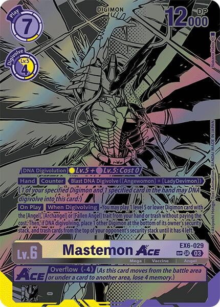 Image for Mastemon ACE (Textured) (EX6-029 SR) - Digimon Card Game