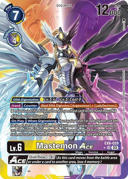 Image for Mastemon ACE (Alternate Art) (EX6-029 SR) - Digimon Card Game