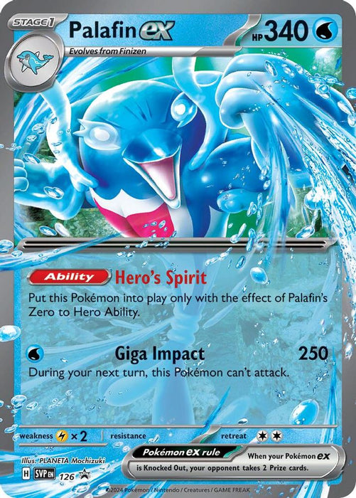 Palafin ex - 126 (#126) (SV: Scarlet & Violet Promo Cards) Near Mint Holofoil