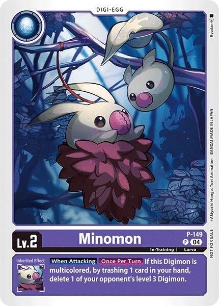 Image for Minomon - P-149 (Store Tournament 2024 Jul. - Sep. Participation Pack) (P-149 P) - Digimon Card Game