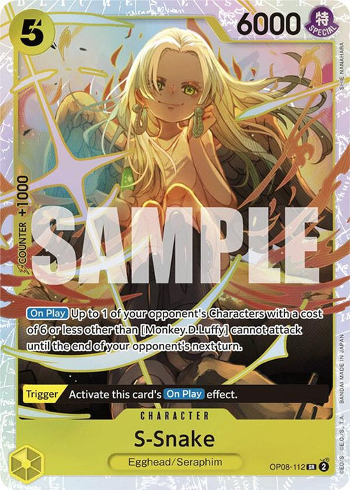 S-Snake (#OP08-112) (Two Legends) Near Mint Foil