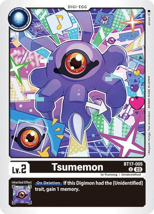 Tsumemon (#BT17-005 U) (Secret Crisis) Near Mint